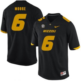 Wholesale Cheap Missouri Tigers 6 J\'Mon Moore Black Nike College Football Jersey