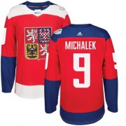 Wholesale Cheap Team Czech Republic #9 Milan Michalek Red 2016 World Cup Stitched NHL Jersey