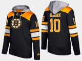 Wholesale Cheap Bruins #10 Anders Bjork Black Name And Number Hoodie