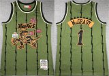 Cheap Men's Toronto Raptors #1 Tracy McGrady Green 1998-99 Throwback Stitched Jersey