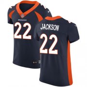 Wholesale Cheap Nike Broncos #22 Kareem Jackson Navy Blue Alternate Men's Stitched NFL Vapor Untouchable Elite Jersey