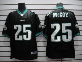 Wholesale Cheap Eagles #25 LeSean McCoy Black Stitched NFL Jersey