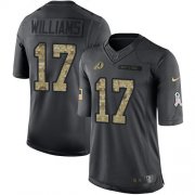 Wholesale Cheap Nike Redskins #17 Doug Williams Black Men's Stitched NFL Limited 2016 Salute to Service Jersey