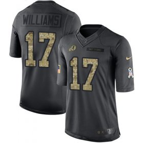 Wholesale Cheap Nike Redskins #17 Doug Williams Black Men\'s Stitched NFL Limited 2016 Salute to Service Jersey