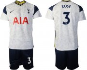 Wholesale Cheap Men 2020-2021 club Tottenham Hotspur home 3 white Soccer Jerseys