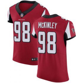 Wholesale Cheap Nike Falcons #98 Takkarist McKinley Red Team Color Men\'s Stitched NFL Vapor Untouchable Elite Jersey