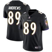 Wholesale Cheap Nike Ravens #89 Mark Andrews Black Alternate Men's Stitched NFL Vapor Untouchable Limited Jersey