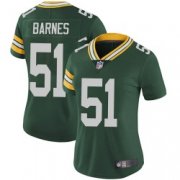 Wholesale Cheap Women's Green Bay Packers #51 Krys Barnes Limited Green Team Color Vapor Untouchable Jersey