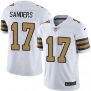 Wholesale Cheap Nike Saints #17 Emmanuel Sanders White Men's Stitched NFL Limited Rush Jersey