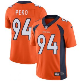 Wholesale Cheap Nike Broncos #94 Domata Peko Orange Team Color Men\'s Stitched NFL Vapor Untouchable Limited Jersey