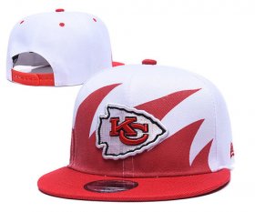 Wholesale Cheap Chiefs Team Logo Red White Adjustable Hat