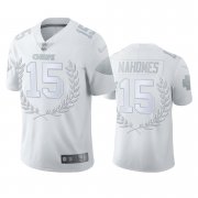 Wholesale Cheap Kansas City Chiefs #15 Patrick Mahomes Men's Nike Platinum NFL MVP Limited Edition Jersey
