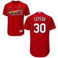 Wholesale Cheap Cardinals #30 Orlando Cepeda Red Flexbase Authentic Collection Stitched MLB Jersey