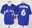 Wholesale Cheap Blue Jays #6 Marcus Stroman Blue Alternate Cool Base Stitched MLB Jersey