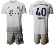 Wholesale Cheap Bayern Munchen #40 Benko Away Soccer Club Jersey