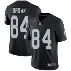 Wholesale Cheap Nike Raiders #84 Antonio Brown Black Team Color Men\'s Stitched NFL Vapor Untouchable Limited Jersey