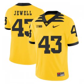 Wholesale Cheap Iowa Hawkeyes 43 Josey Jewell Yellow College Football Jersey