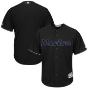 Wholesale Cheap Miami Marlins Majestic Alternate 2019 Official Cool Base Team Jersey Black