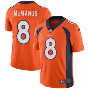 Wholesale Cheap Nike Broncos #8 Brandon McManus Orange Team Color Men's Stitched NFL Vapor Untouchable Limited Jersey