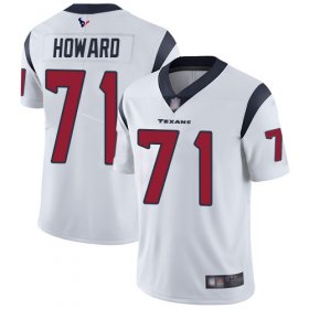 Wholesale Cheap Nike Texans #71 Tytus Howard White Men\'s Stitched NFL Vapor Untouchable Limited Jersey