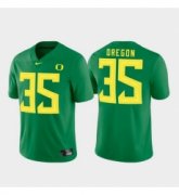 Wholesale Cheap Men Oregon Ducks 35 Green Game Jersey