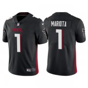 Wholesale Cheap Men's Atlanta Falcons #1 Marcus Mariota Black Vapor Untouchable Limited Stitched Jersey