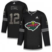 Wholesale Cheap Adidas Wild #12 Eric Staal Black Authentic Classic Stitched NHL Jersey