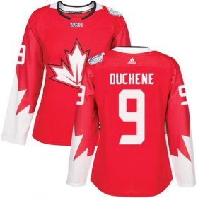 Wholesale Cheap Team Canada #9 Matt Duchene Red 2016 World Cup Women\'s Stitched NHL Jersey