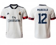 Wholesale Cheap Men 2020-2021 club Real Madrid home aaa version 12 white Soccer Jerseys2