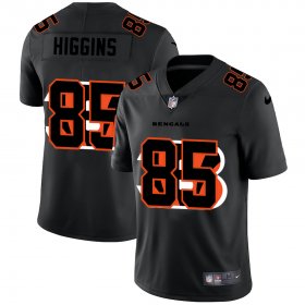 Wholesale Cheap Cincinnati Bengals #85 Tee Higgins Men\'s Nike Team Logo Dual Overlap Limited NFL Jersey Black