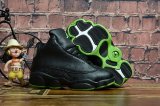 Wholesale Cheap Kids' Air Jordan 13 Altitude Shoes Black/Green