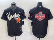 Cheap Men's Houston Astros Big Logo Black Cactus Jack Vapor Premier Stitched Baseball Jersey