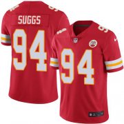 Wholesale Cheap Nike Chiefs #94 Terrell Suggs Red Team Color Men's Stitched NFL Vapor Untouchable Limited Jersey