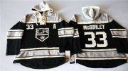 Wholesale Cheap Kings #33 Marty Mcsorley Black Sawyer Hooded Sweatshirt Stitched NHL Jersey