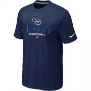Wholesale Cheap Nike Tennessee Titans Critical Victory NFL T-Shirt Midnight Blue