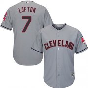 Wholesale Cheap Indians #7 Kenny Lofton Grey Road Stitched Youth MLB Jersey