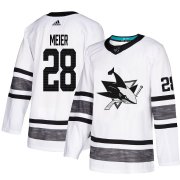 Wholesale Cheap Adidas Sharks #28 Timo Meier White 2019 All-Star Game Parley Authentic Stitched NHL Jersey