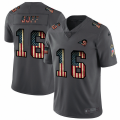 Wholesale Cheap Los Angeles Rams #16 Jared Goff Nike 2018 Salute to Service Retro USA Flag Limited NFL Jersey