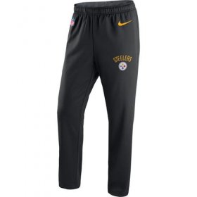 Wholesale Cheap Men\'s Pittsburgh Steelers Nike Black Circuit Sideline Performance Pants