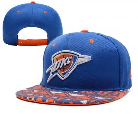 Wholesale Cheap NBA Oklahoma City Thunder Snapback Ajustable Cap Hat XDF 032