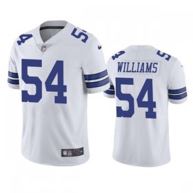 Wholesale Cheap Men\'s Dallas Cowboys #54 Sam Williams White Vapor Limited Stitched Jersey