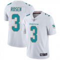 Wholesale Cheap Nike Dolphins #3 Josh Rosen White Men's Stitched NFL Vapor Untouchable Limited Jersey