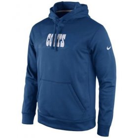 Wholesale Cheap Indianapolis Colts Nike KO Speed Wordmark Performance Hoodie Royal Blue