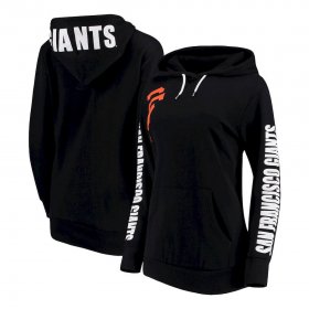 Wholesale Cheap San Francisco Giants G-III 4Her by Carl Banks Women\'s 12th Inning Pullover Hoodie Black