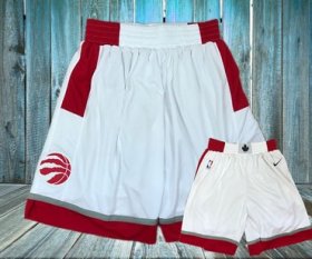 Wholesale Cheap Toronto Raptors White Nike Swingman Shorts
