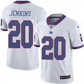Wholesale Cheap Nike Giants #20 Janoris Jenkins White Youth Stitched NFL Limited Rush Jersey