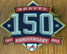 Wholesale Cheap Atlanta Braves 150th Anniversary Patch