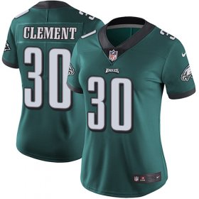 Wholesale Cheap Nike Eagles #30 Corey Clement Midnight Green Team Color Women\'s Stitched NFL Vapor Untouchable Limited Jersey