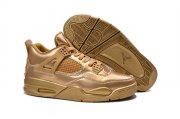 Wholesale Cheap Air Jordan 4 Retro Shoes gold