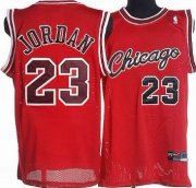 Wholesale Cheap Chicago Bulls #23 Michael Jordan 1984-1985 Rookie Red Swingman Jersey